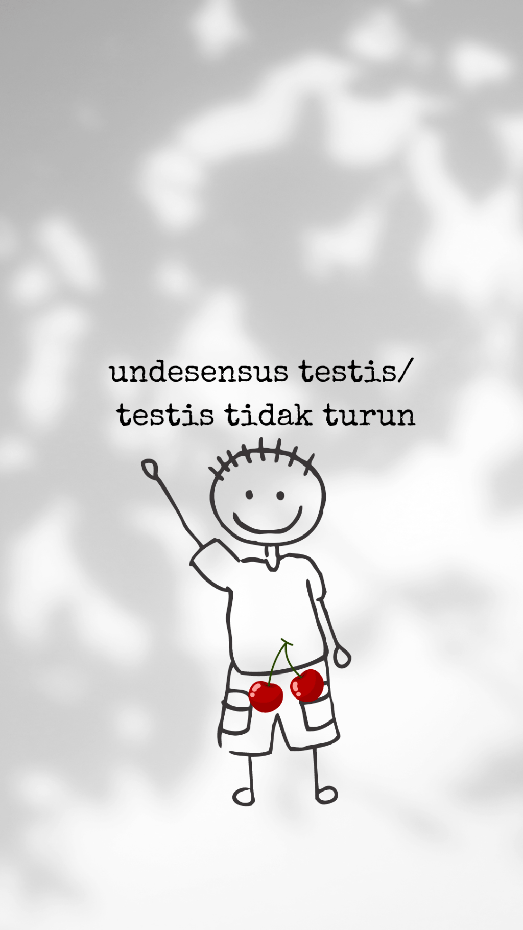 Undesensus testis/ Testis belum&nbsp;turun